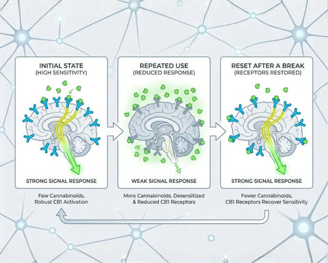 Cannabinoïdetolerantie: waarom het ontstaat en hoe je het kunt resetten