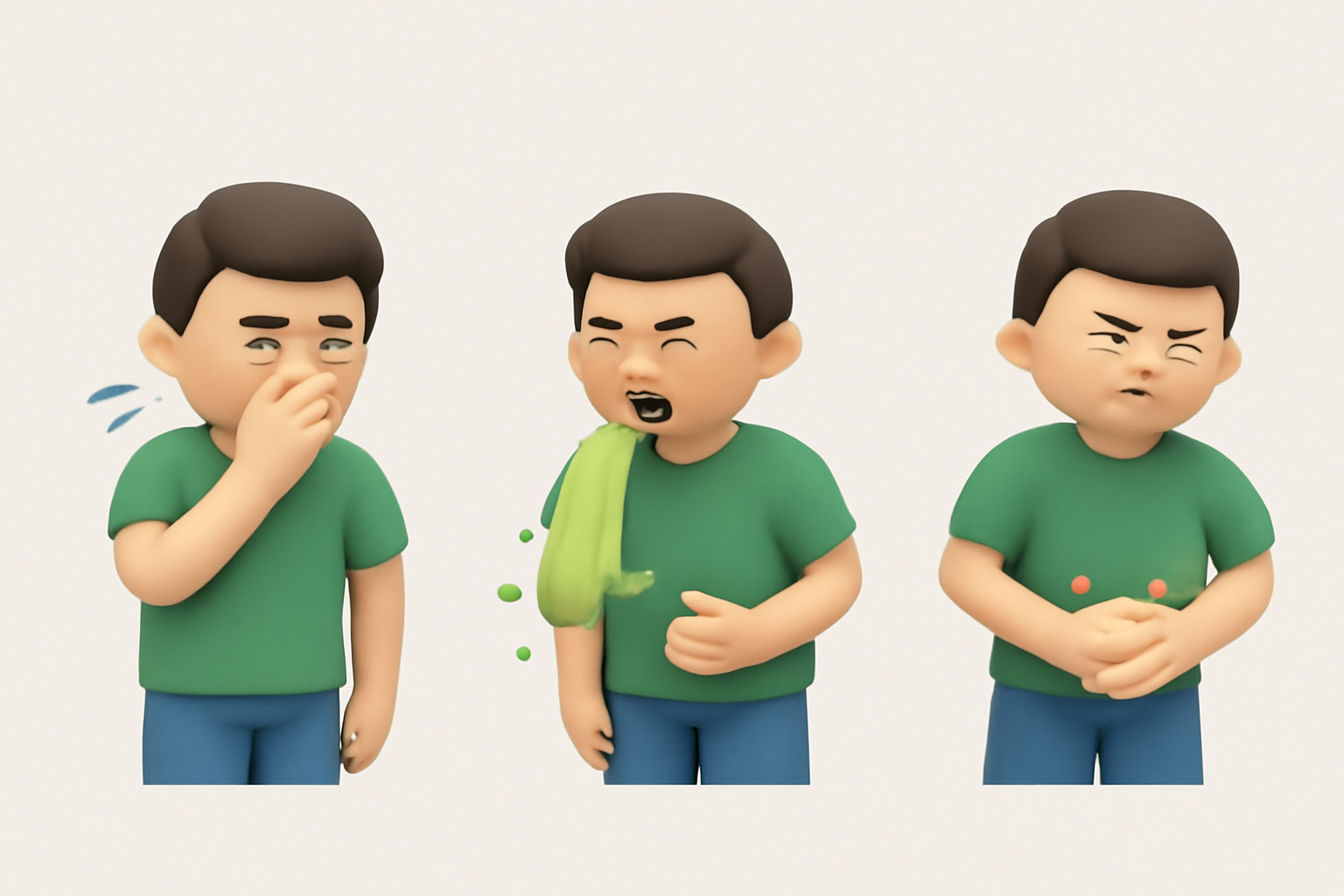 What are the 3 stages of CHS?