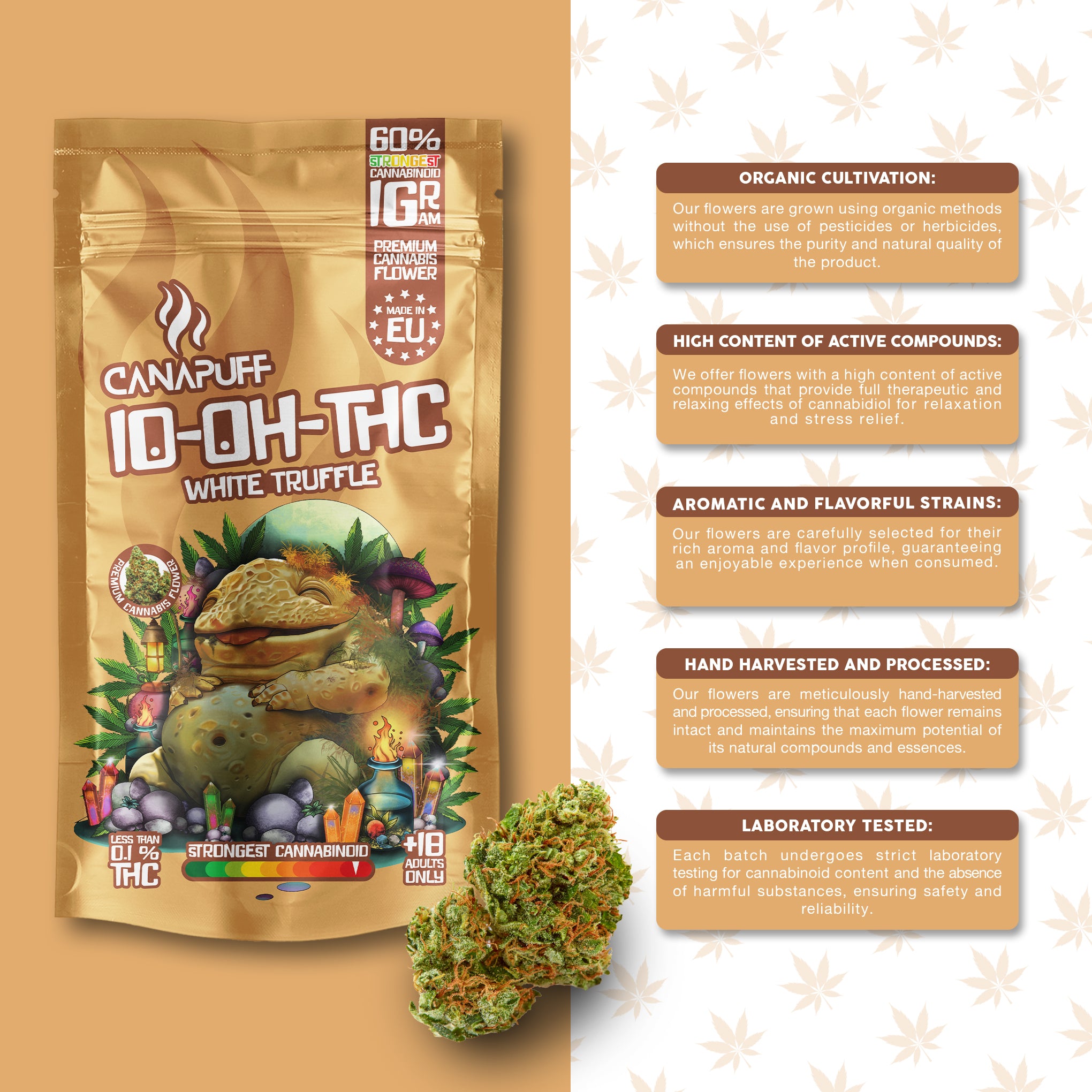 White Truffle 60% - 10-OH-THC Flowers