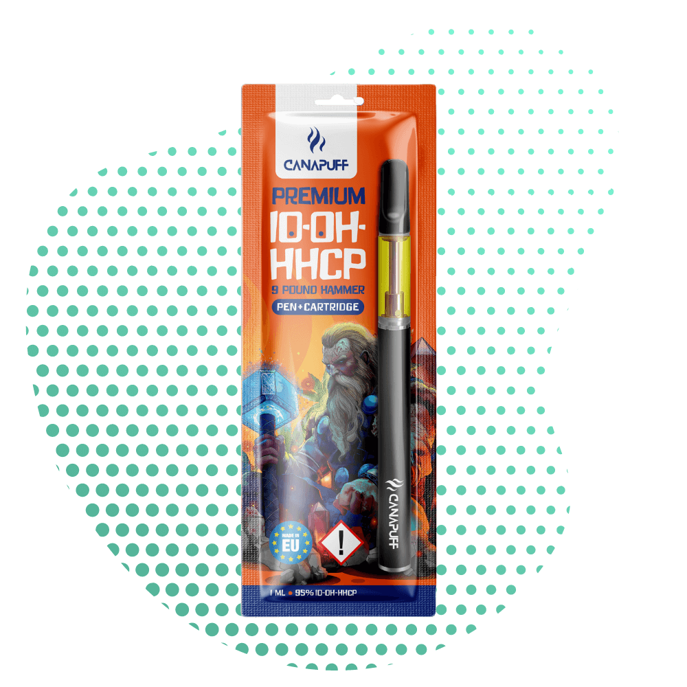Canapuff - 9 Pound Hammer - 10-OH-HHCP 95% - Pen+Cartridge Canapuff