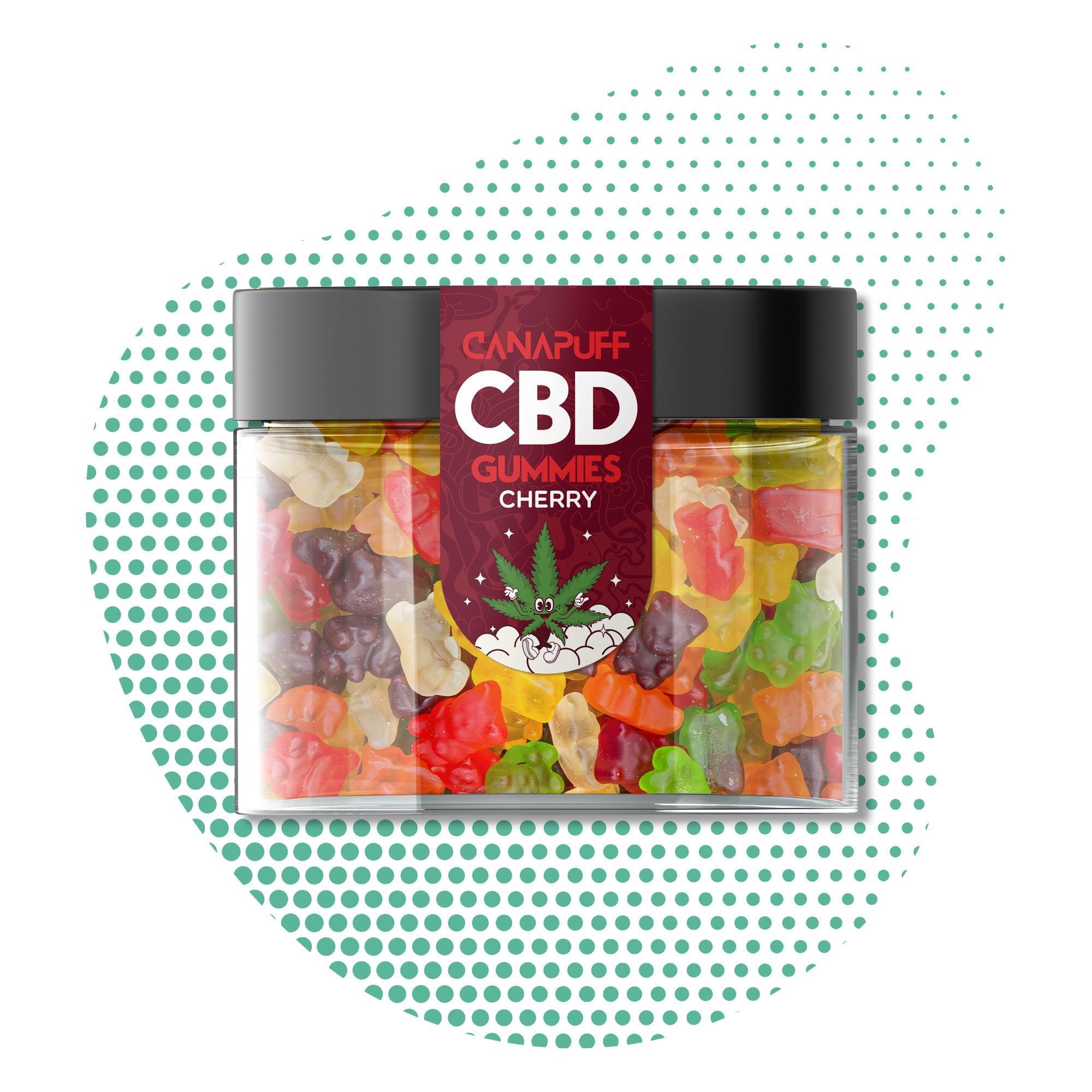 Canapuff - CBD дъвчащи бонбони - Череша-Canapuff