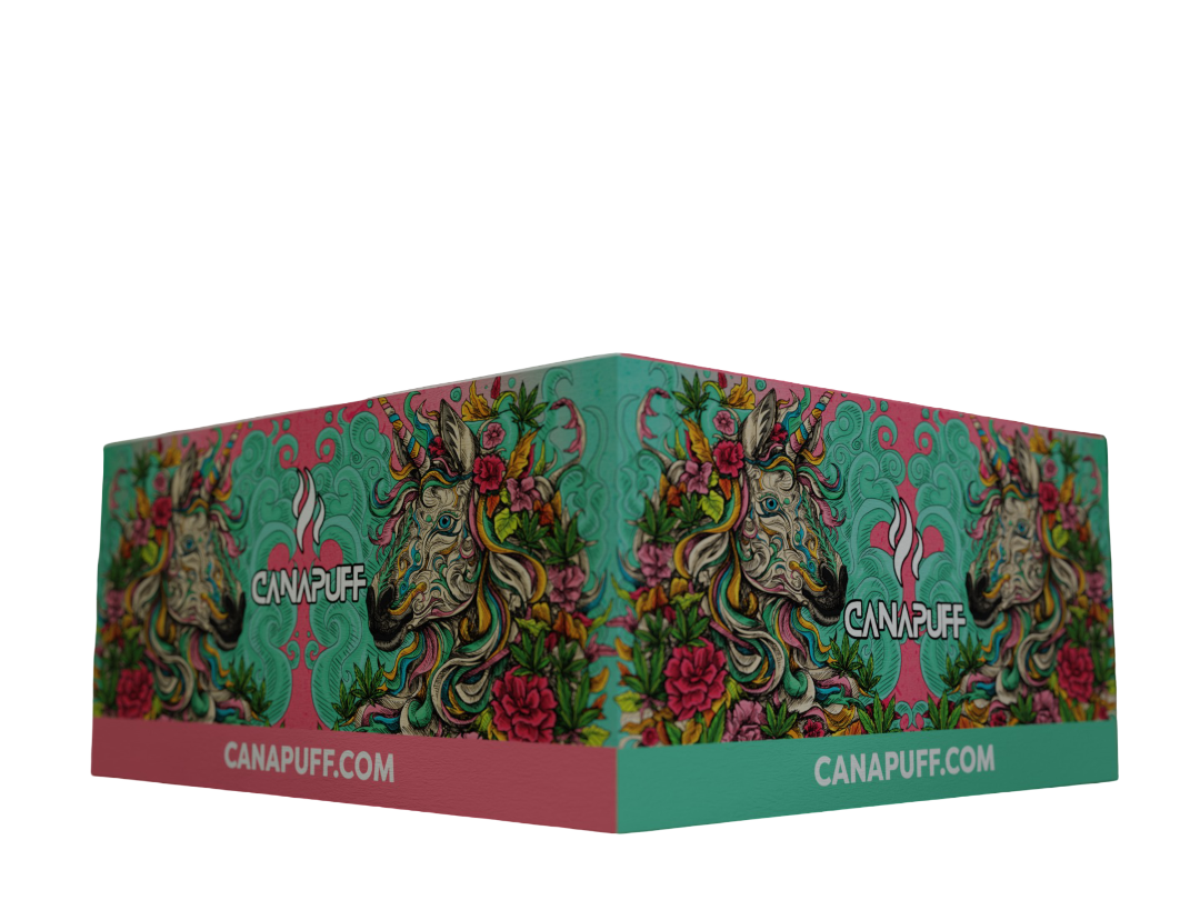 Canapuff Rolling Papers - Maxi Pack KSW cu filtre - Unicorn Piss