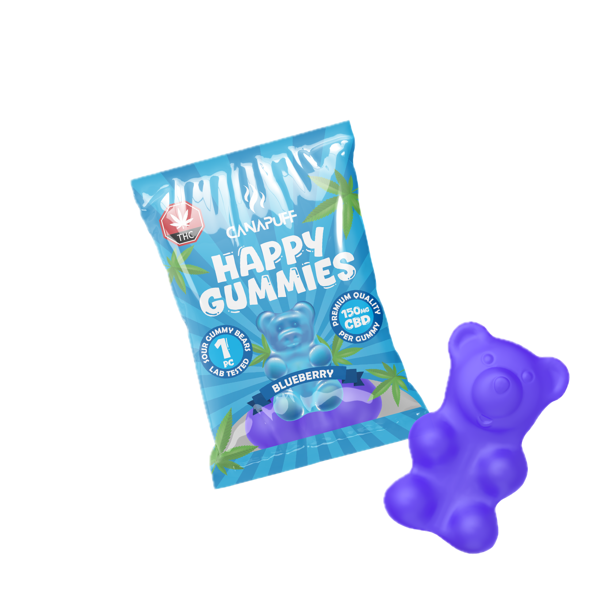 CBD Gummies Mirtillo