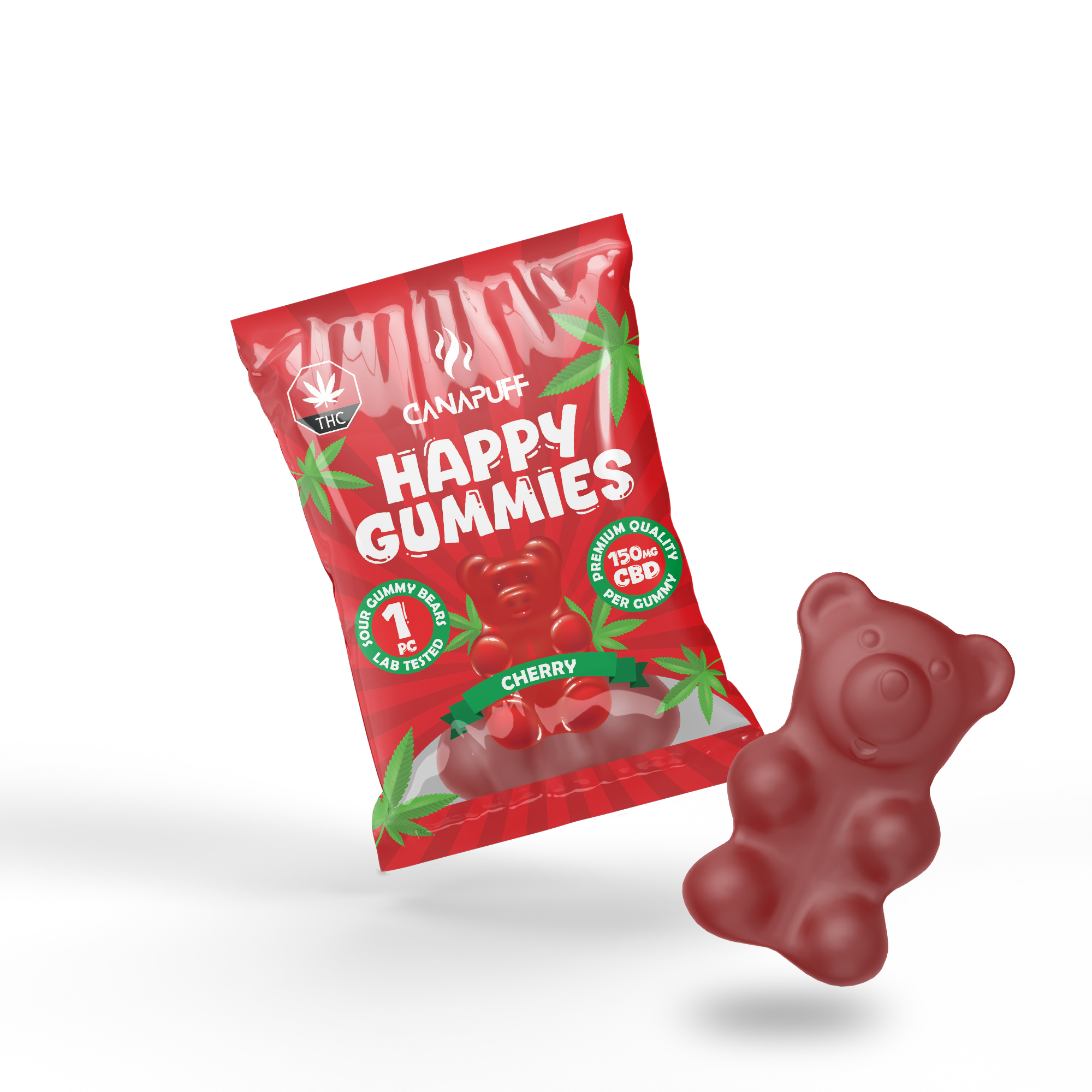 Canapuff - CBD Gummies - Ciliegia