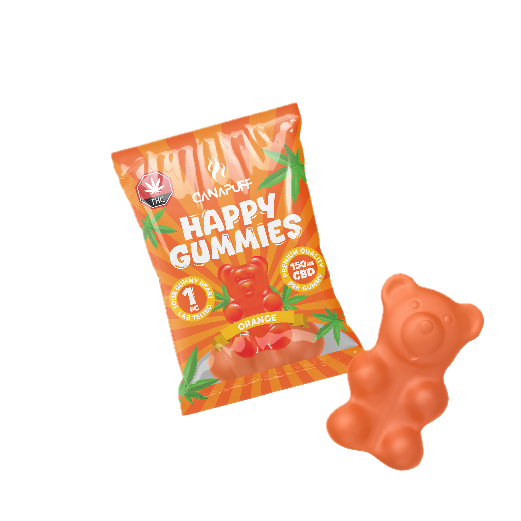 CBD Gummies Arancione