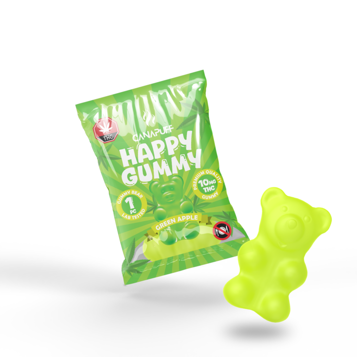 THC Gummies Зелена ябълка