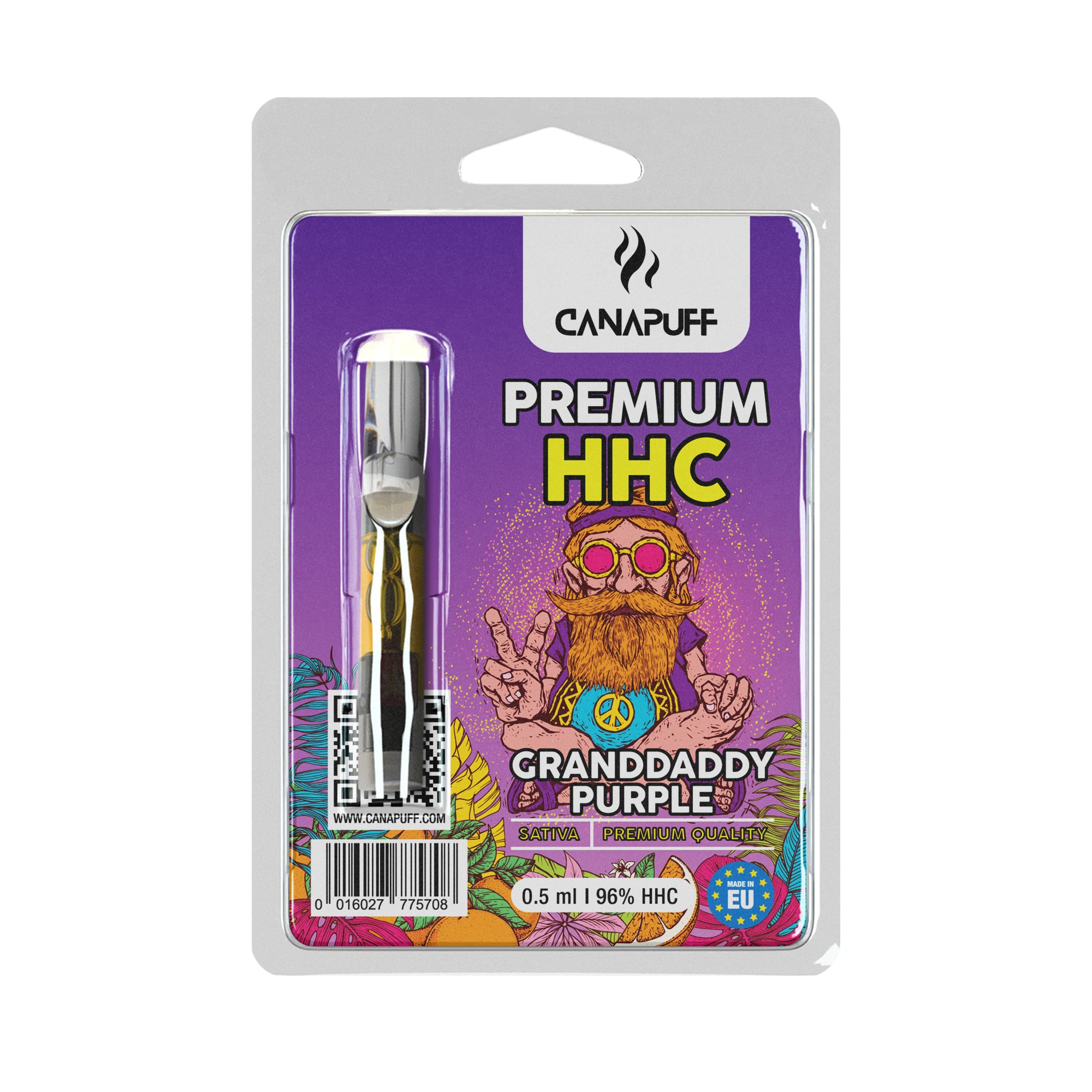 HHC Cartridge: Granddaddy Purple 96% 🍇🌿