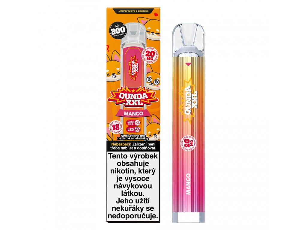 Qunda XXL Mango - Nicotine Vape