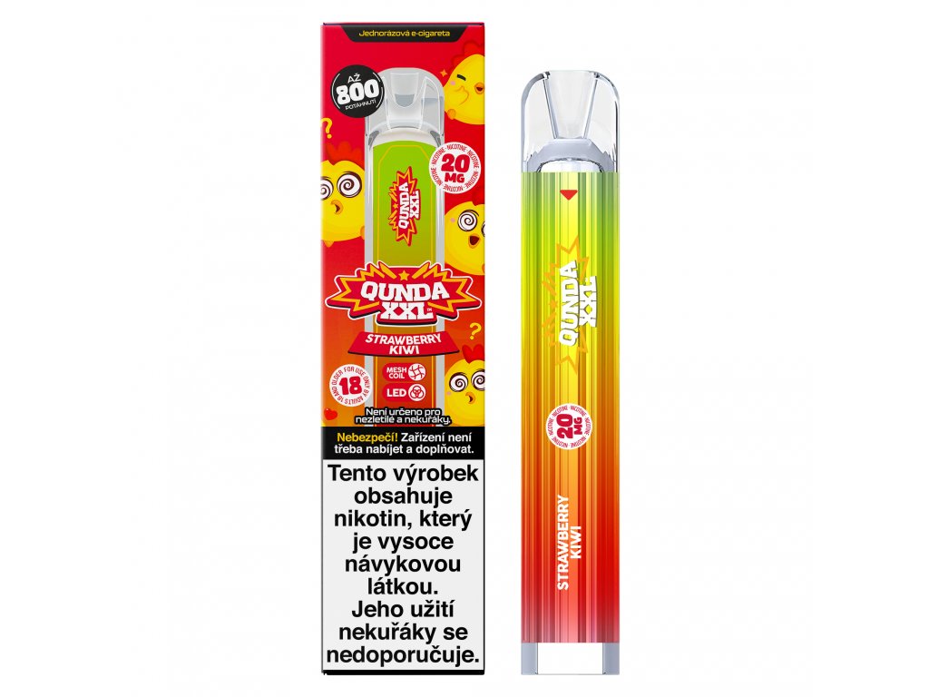 Qunda XXL Strawberry Kiwi - Nicotine Vape