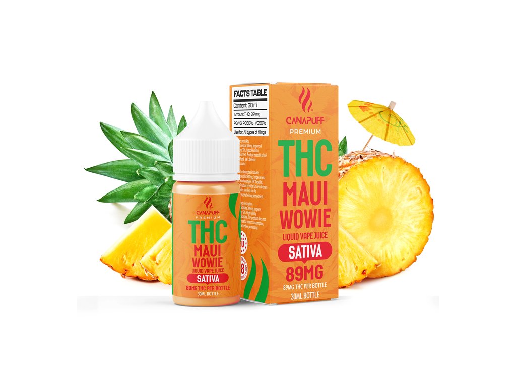 THC Liquido 89mg - Maui Wowie - 30ml