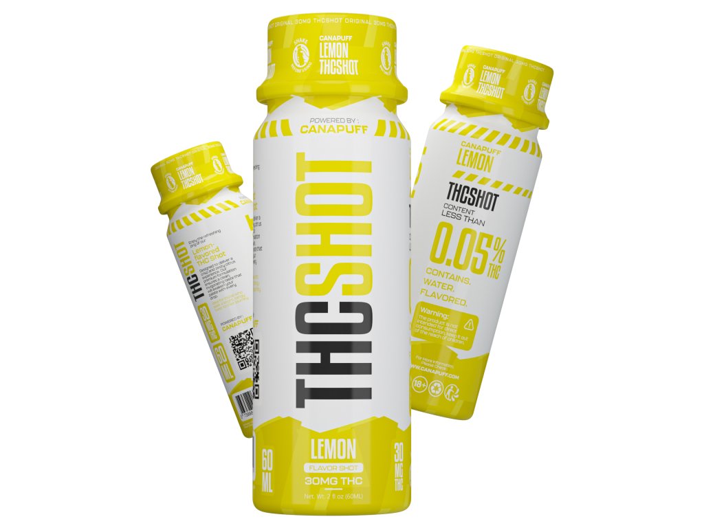 Canapuff THC SHOT - Citrom 60ml
