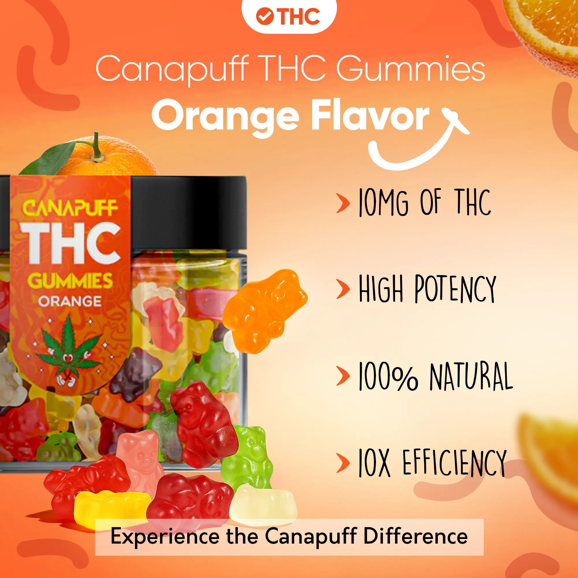 THC Gummies Orange