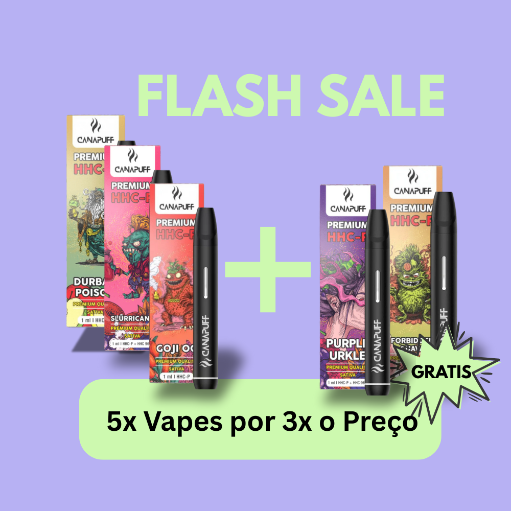 Pack de Vapes HHCP offre flash 5 pour 3