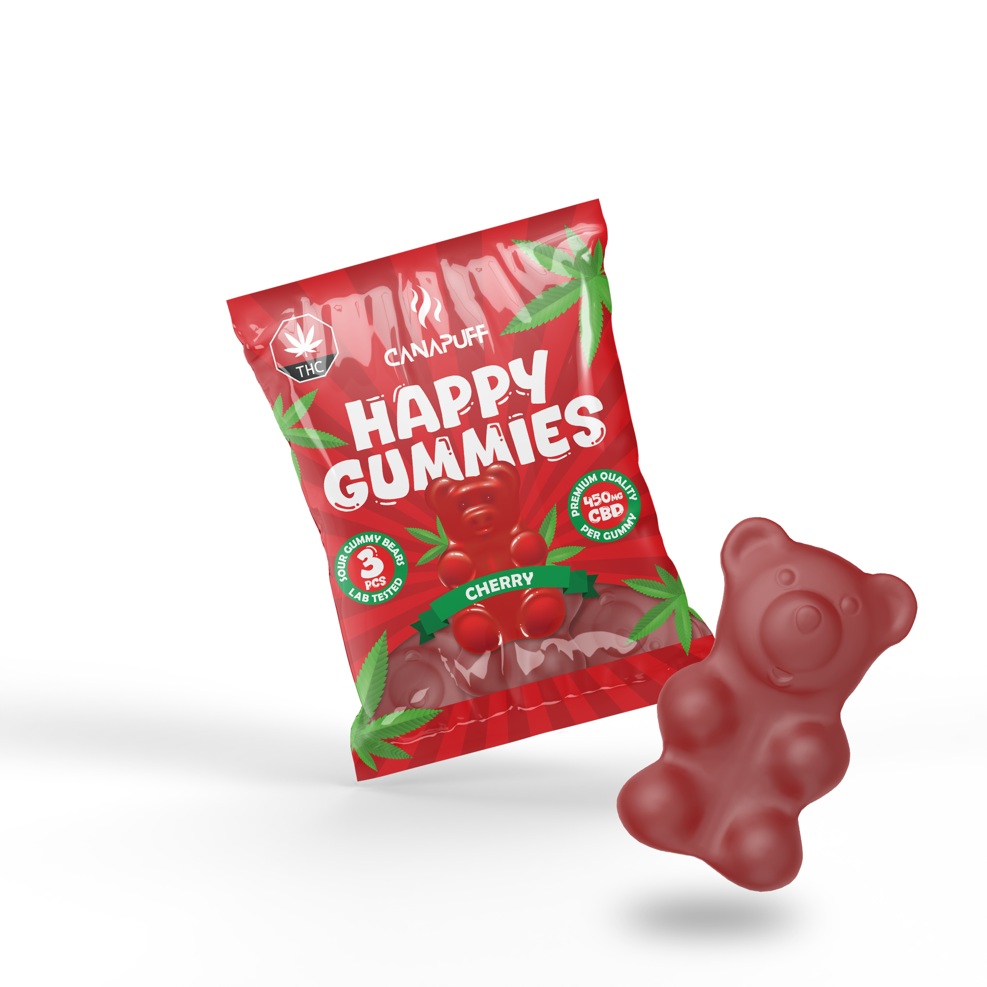 Canapuff - CBD Gummies - Ciliegia