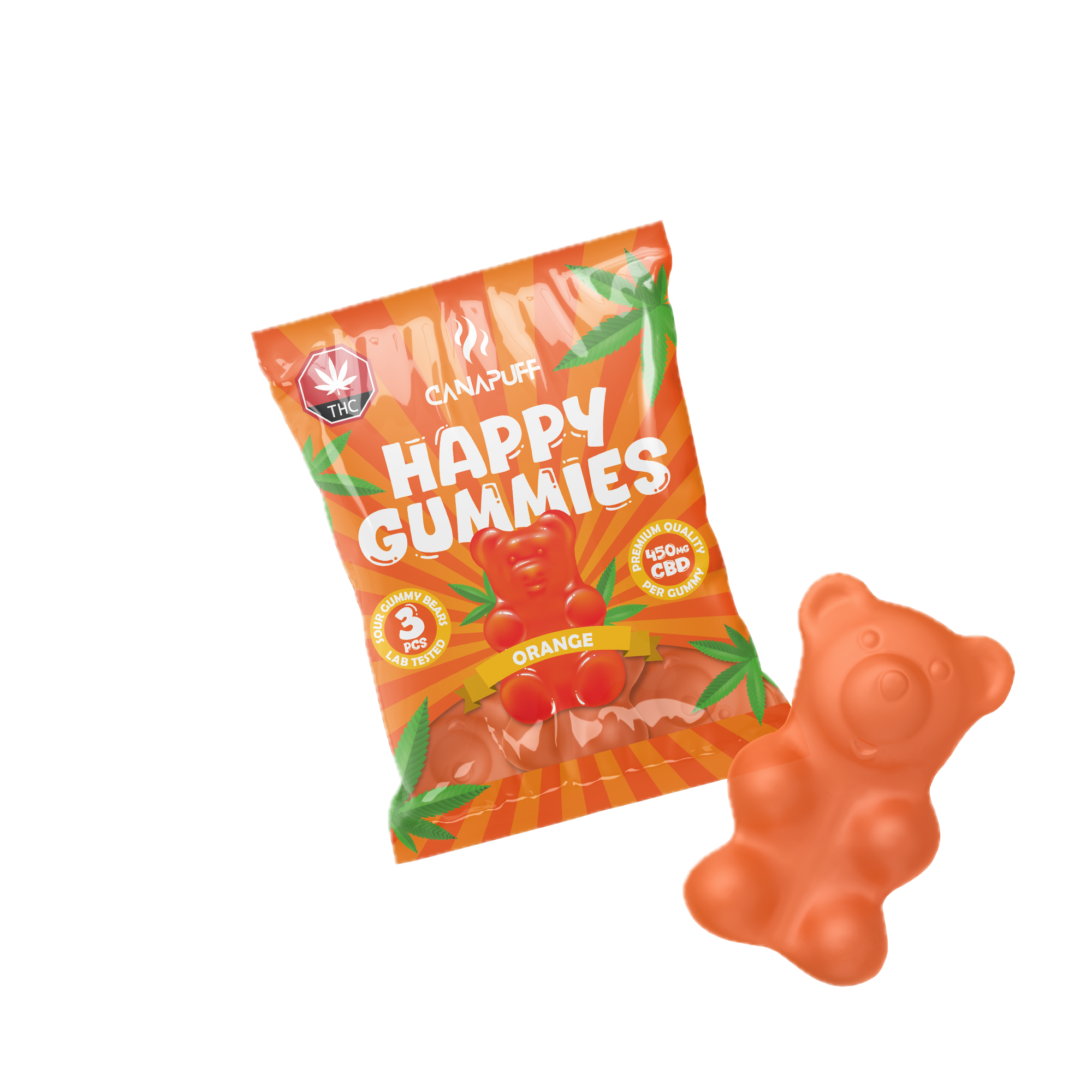 CBD Gummies Arancione