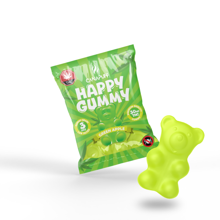 Gomme THC alla mela verde