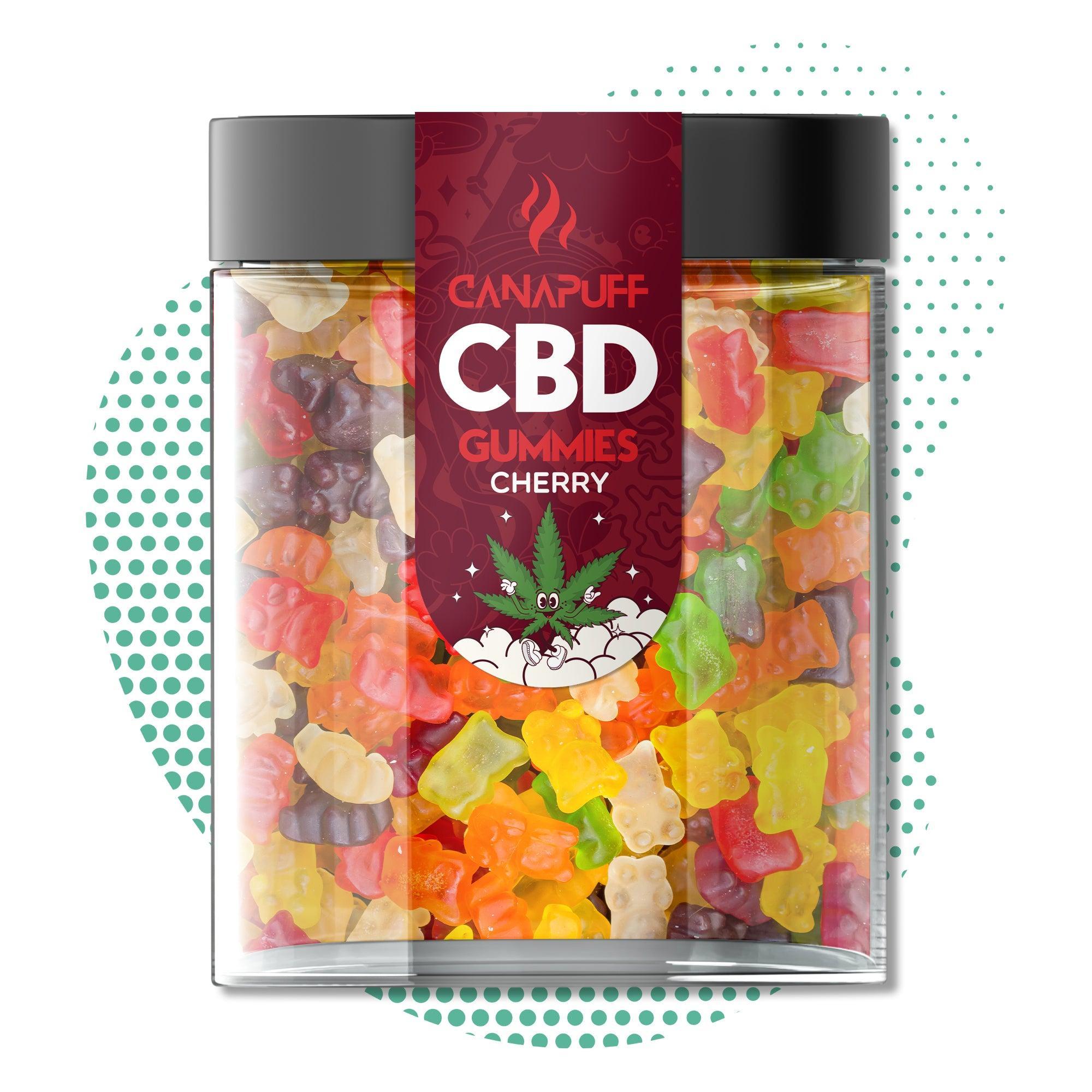 Canapuff - CBD дъвчащи бонбони - Череша-Canapuff