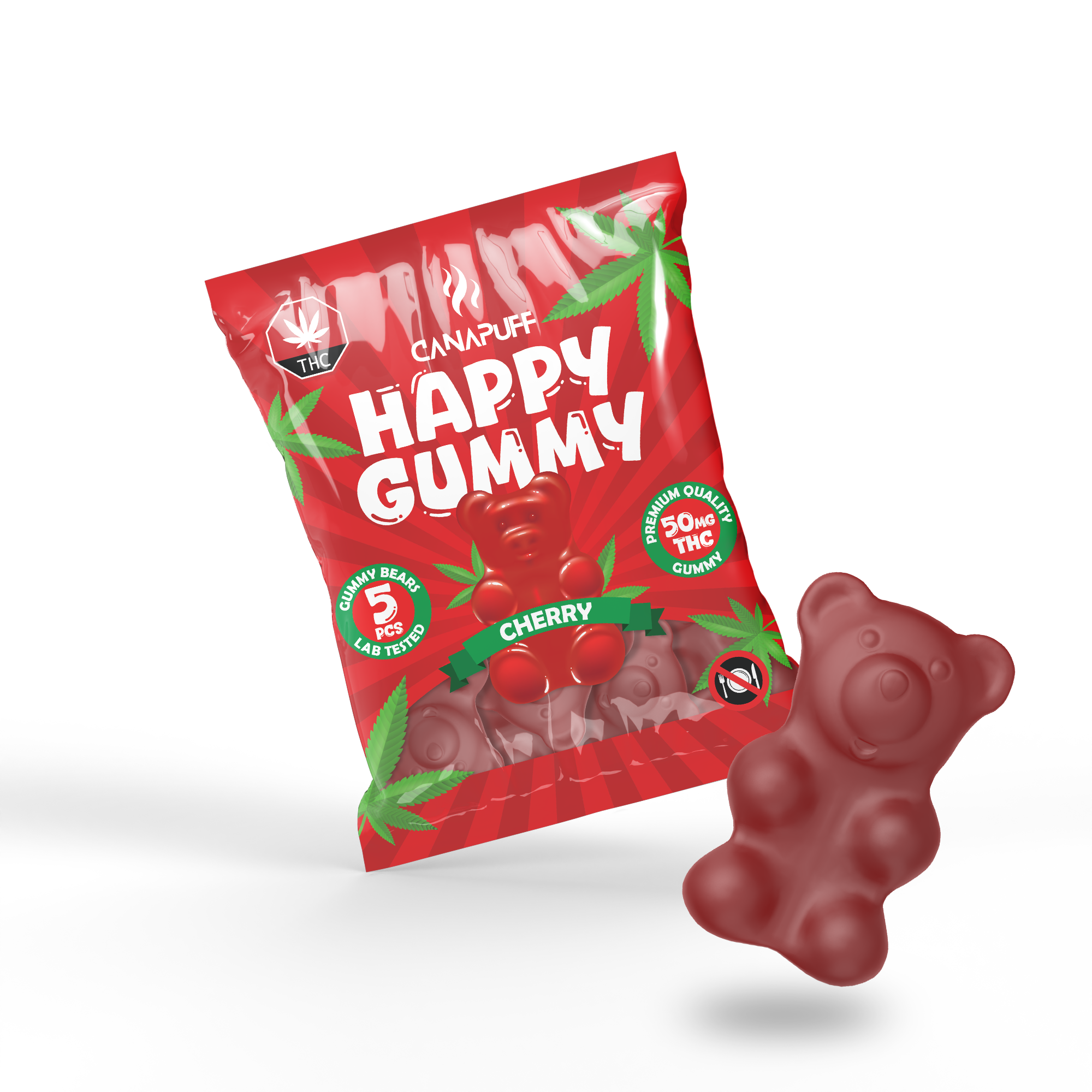 THC Gummies κεράσι