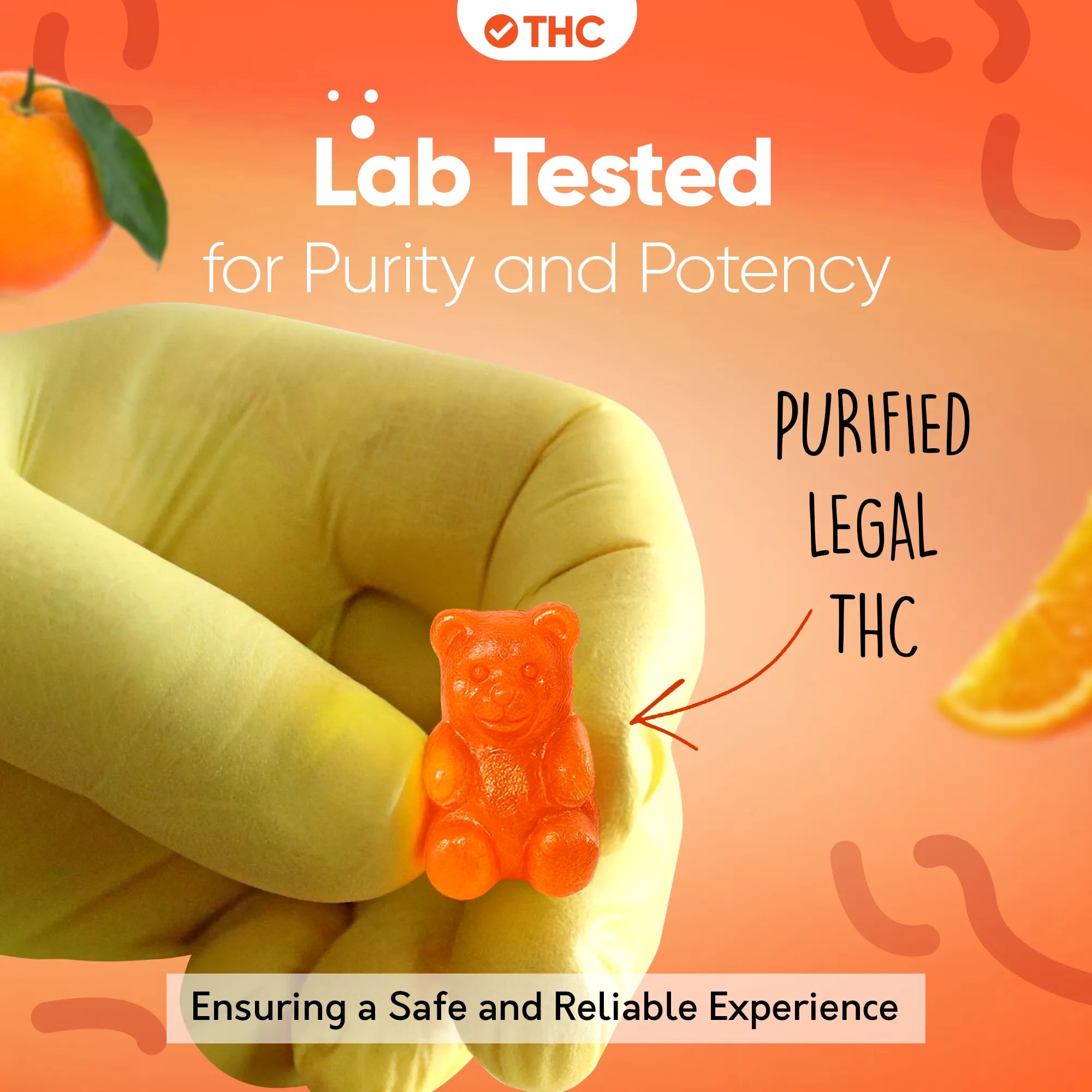 THC Gummies Orange