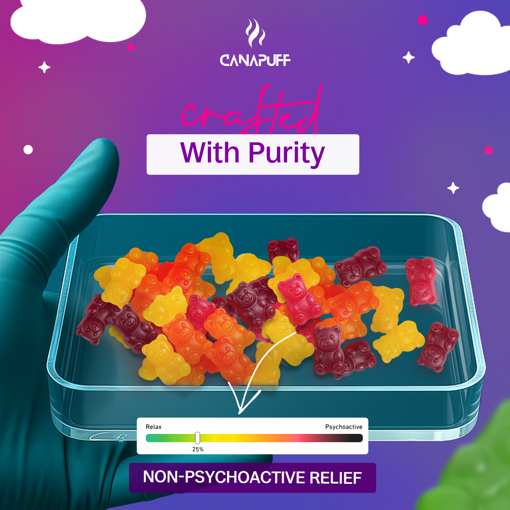 Melatonine+CBN Gummies - Framboos