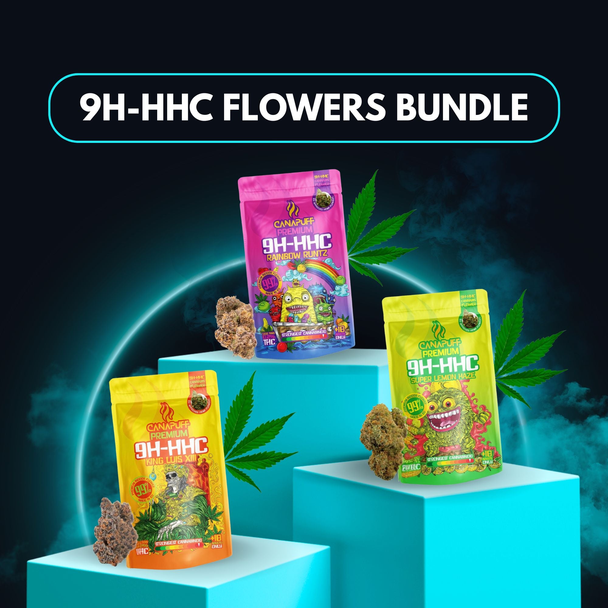 9H-HHC Різдвяні квіти Bundle (3x1g)