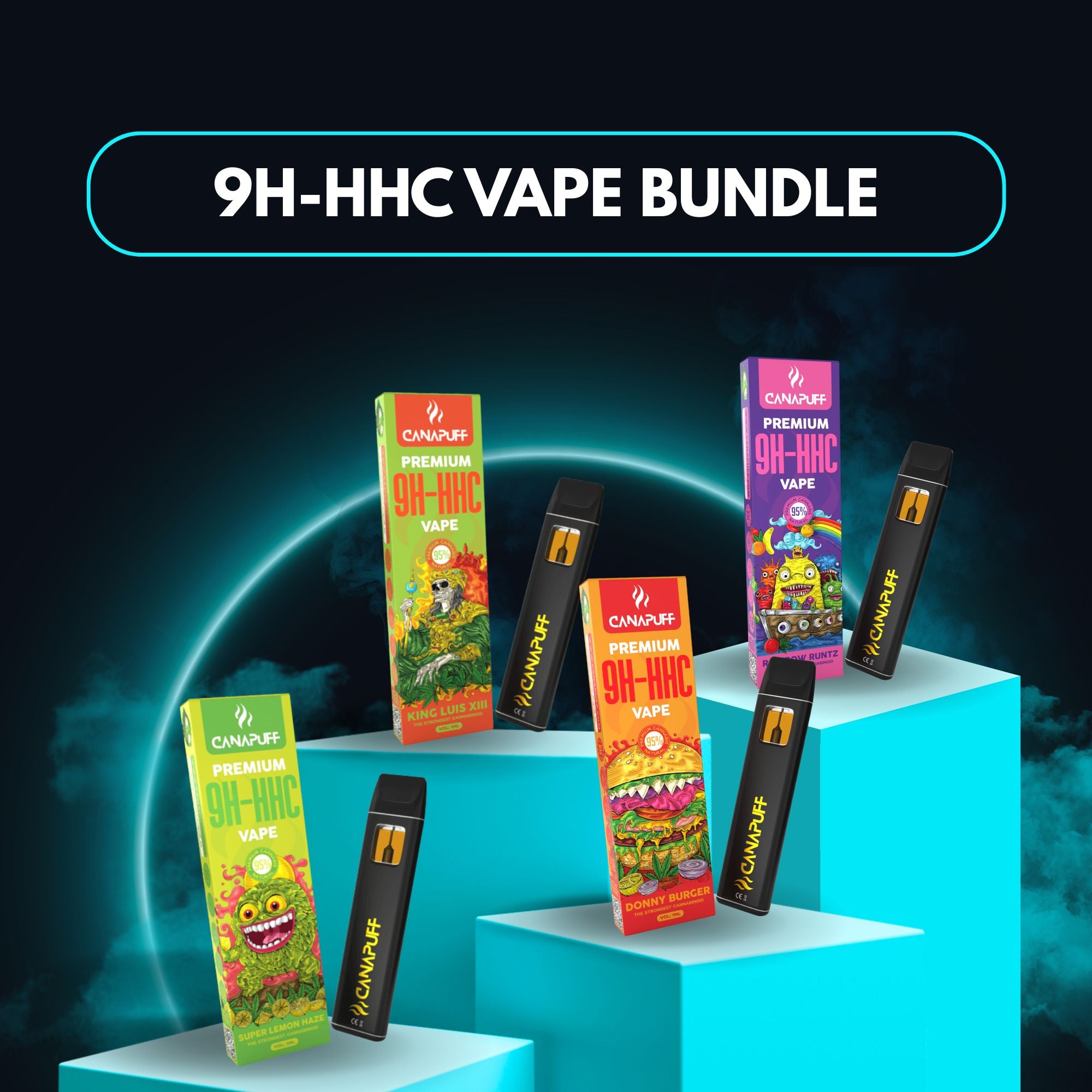 9H-HHC Vape Різдвяний Bundle (4x1мл)