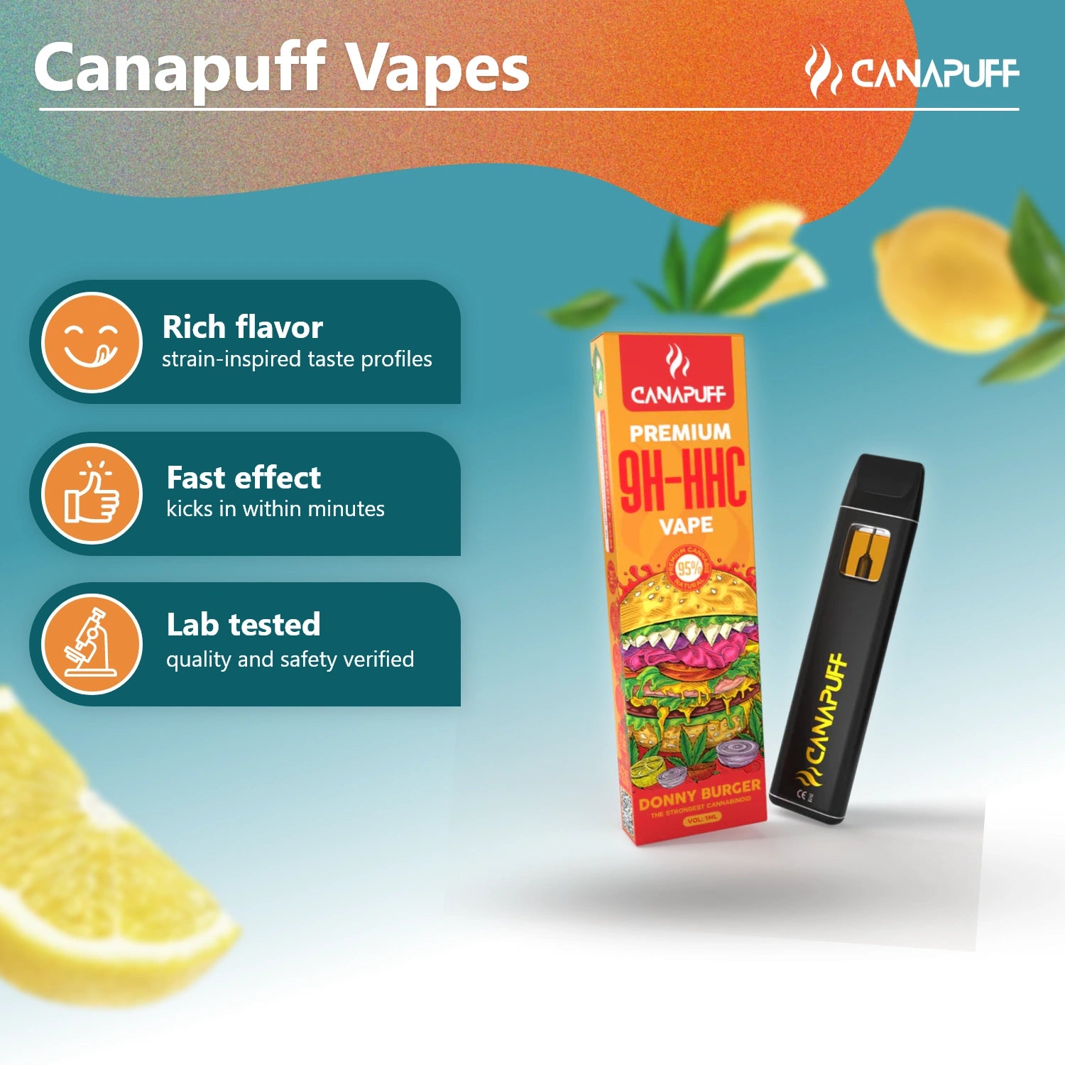 10-OH-HHC Vape Donny Burger %95 1ml