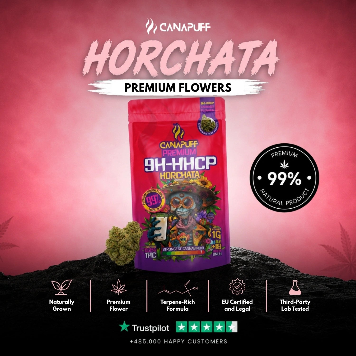 Квіти 9h-HHCP Horchata 99%