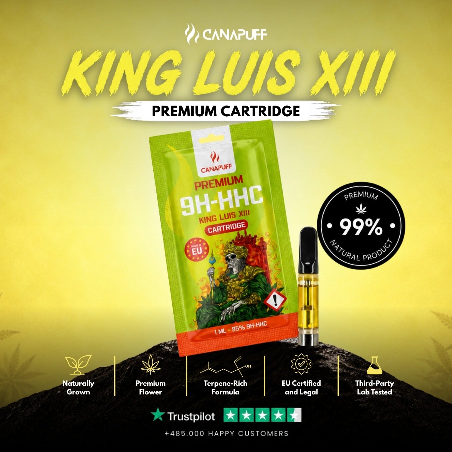 9H-HHC Patrón King Luis XIII 95%