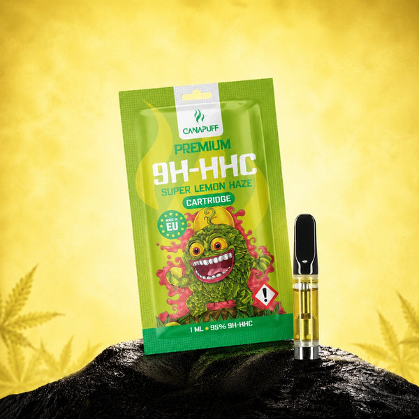 Canapuff 9H-HHC Super Lemon Haze cartridge, 1 ml, 95% styrka