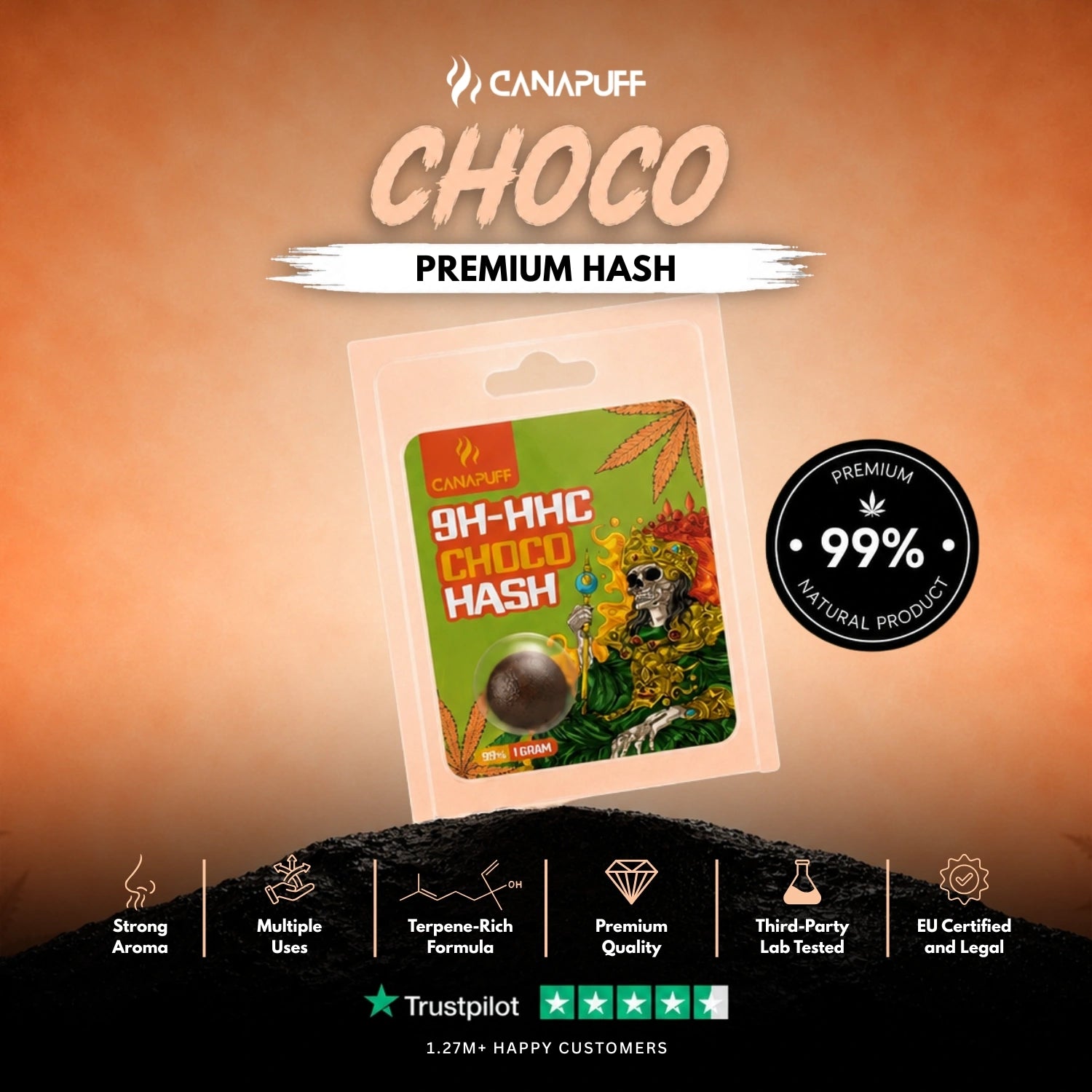 9H-HHC Hashish Choco 99%