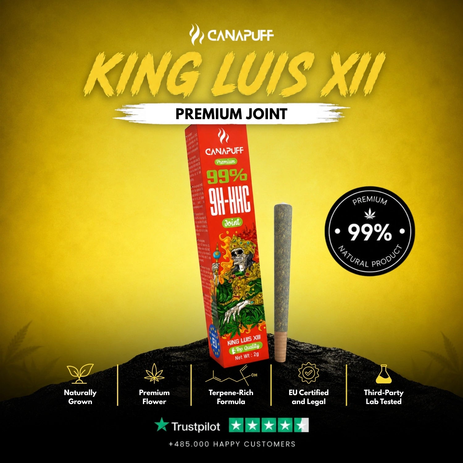 9H-HHC Joint King Luis XIII 99%