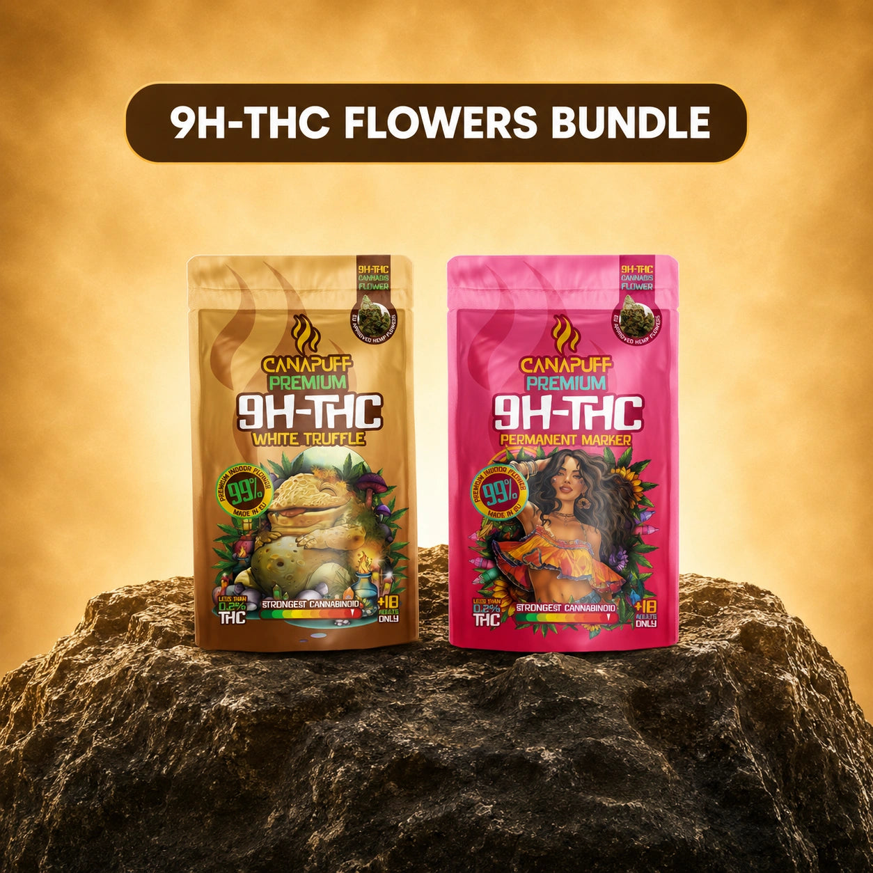 Pacchetto 9H-THC Flowers (2x1g)