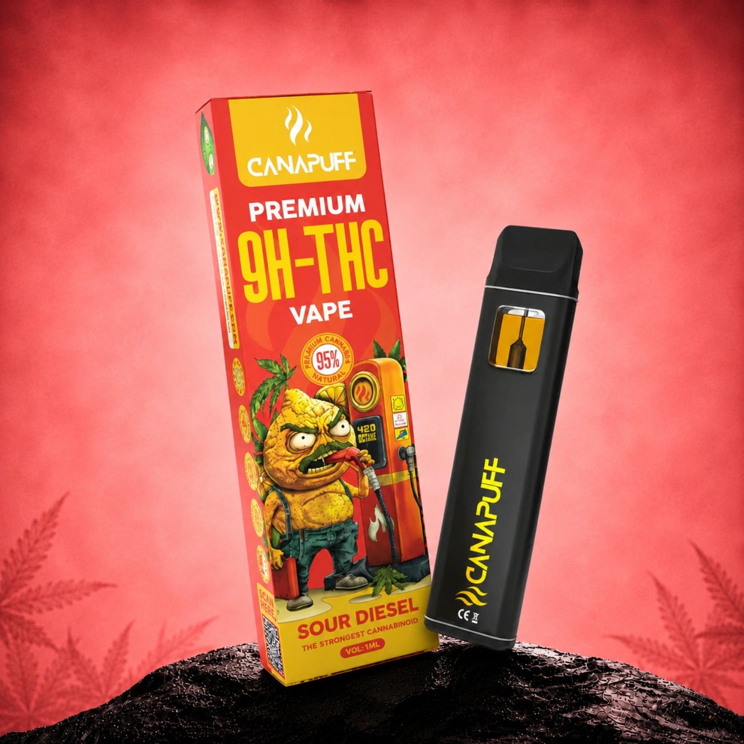 9H-THC Vape Sour Diesel %95 1 ml