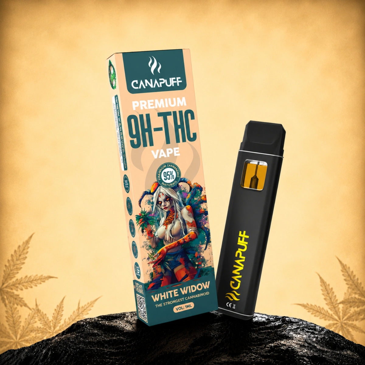 リニューアル濃度up⭐︎CRDP 1ml White Widow Cumpără 10-OH-THC White Widow 1ml One Use Vape - Canapuff ✨