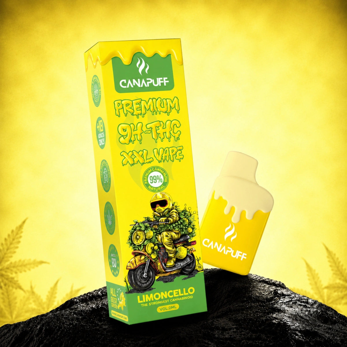 9H-THC XXL Vape Limoncello 2ml – %99 Güç ✨