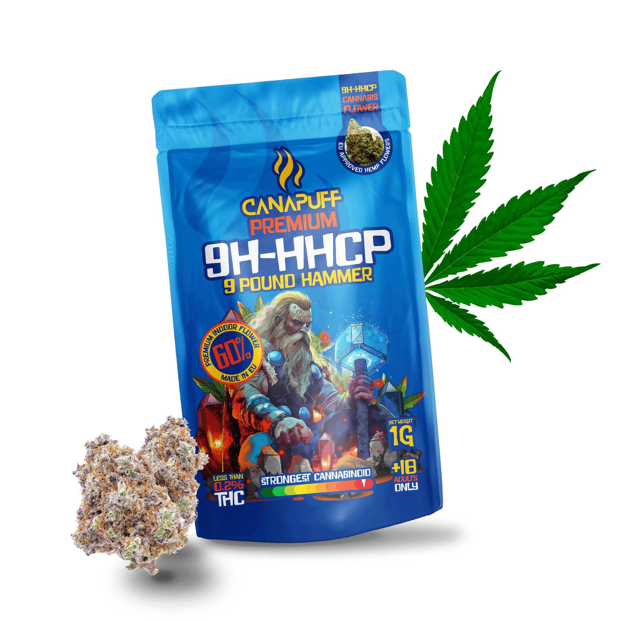 9H-HHCP Flowers 9 Pound Hammer 60%