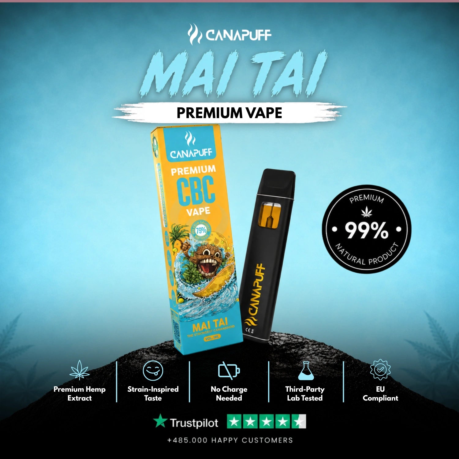 CBC Vape Mai Tai 79% 1ml