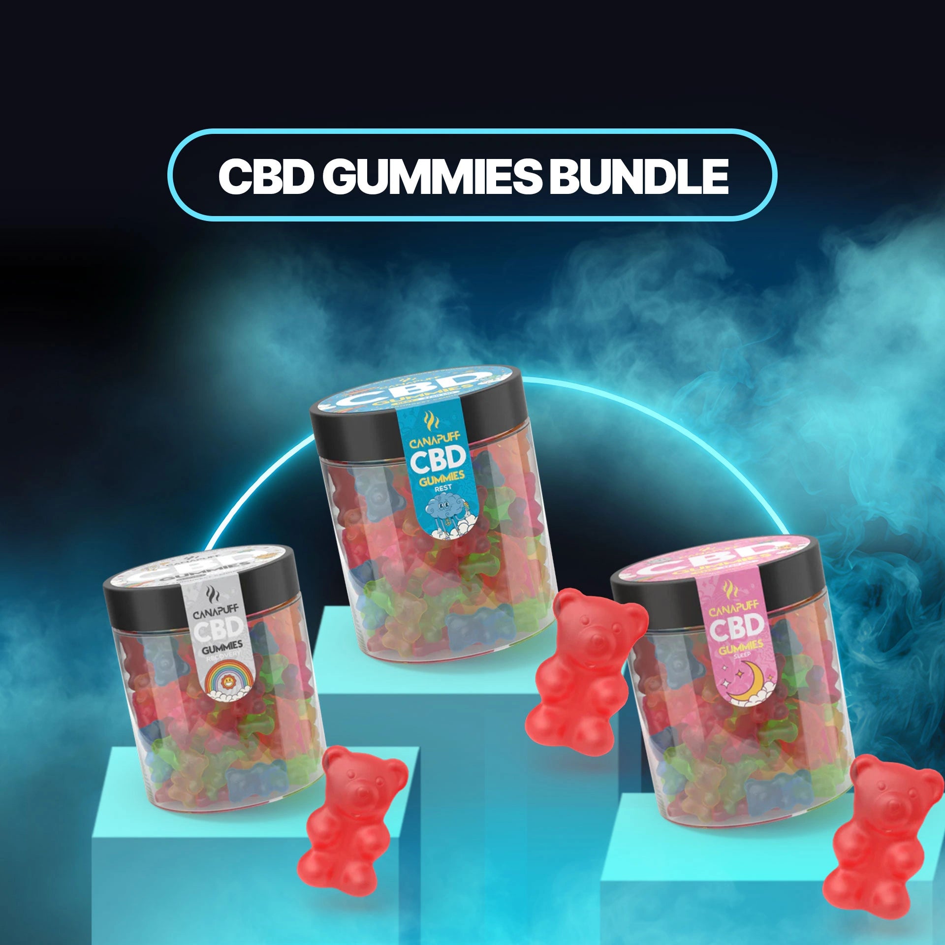 CBD Gumicukorkák Bundle (3x10 db)