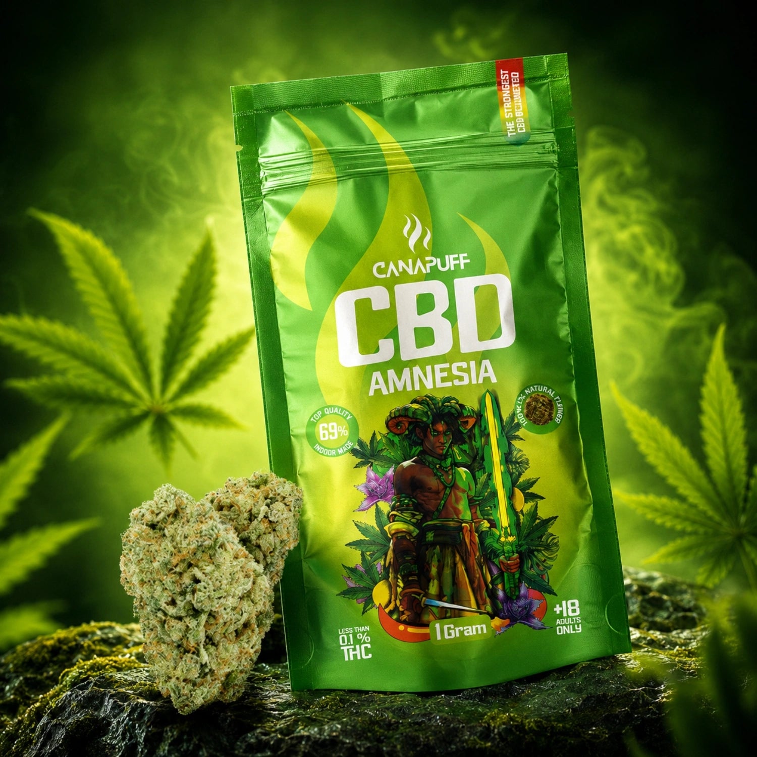 CBD Květy Amnesia 69%