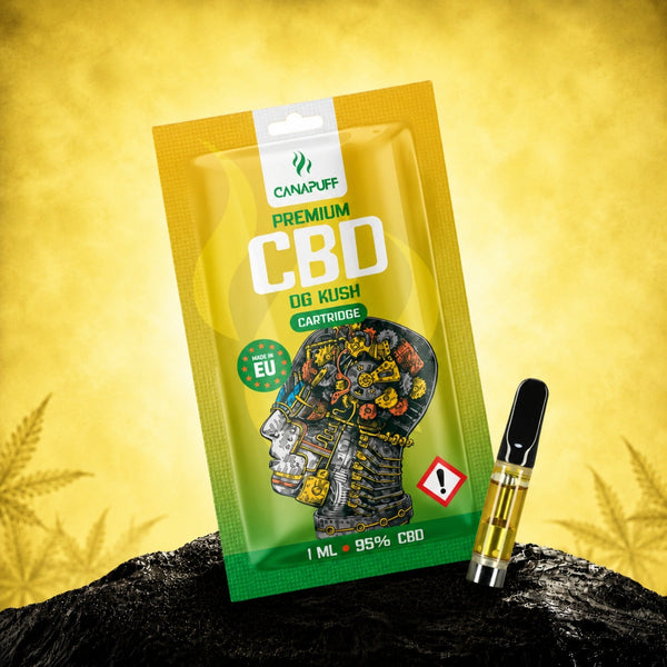 Cartucho Canapuff CBD OG Kush 95%, 1 ml