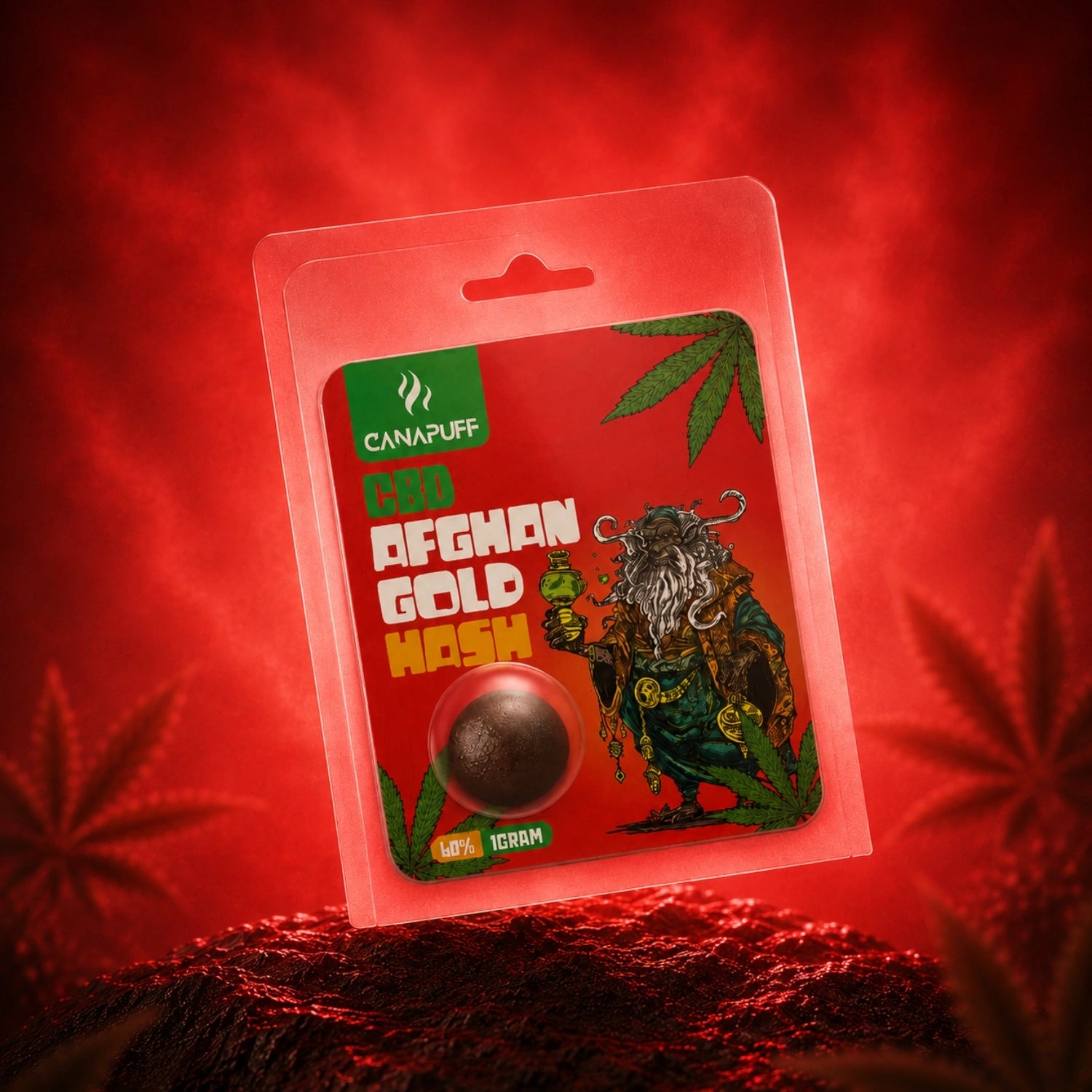 CBD Hashish Afghan Gold 60%