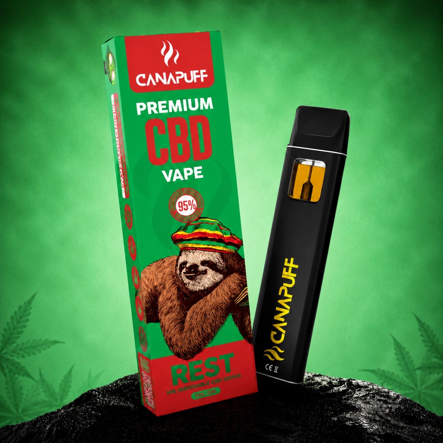 CBD Vape Restant 95% 1 ml