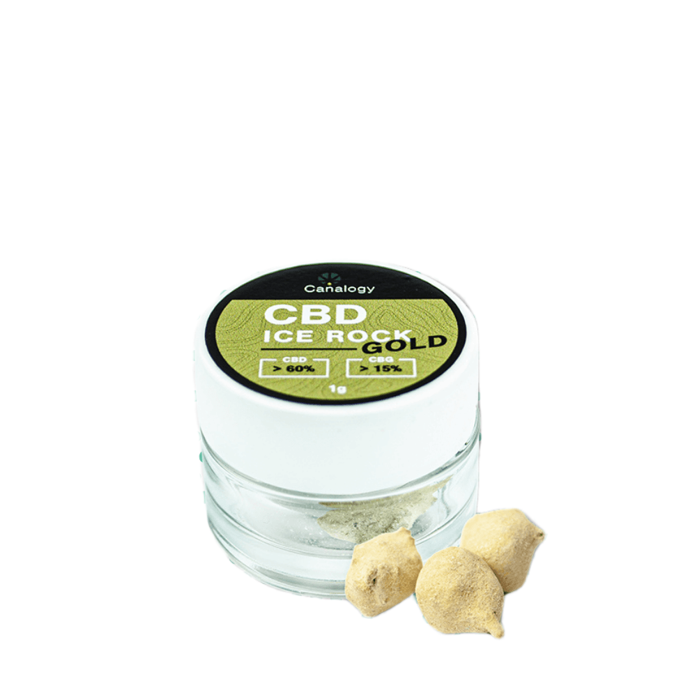 CBD IceRock злато 60% CBD, 15% CBG