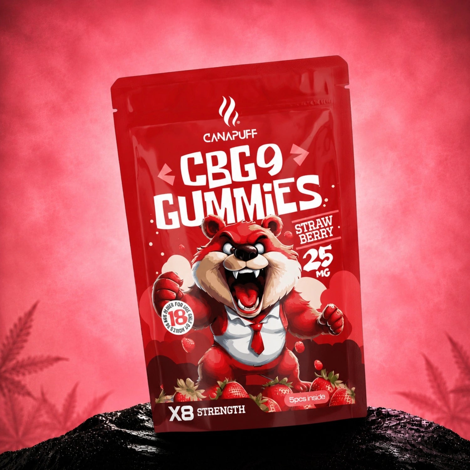 CBG9 Gummies Strawberry