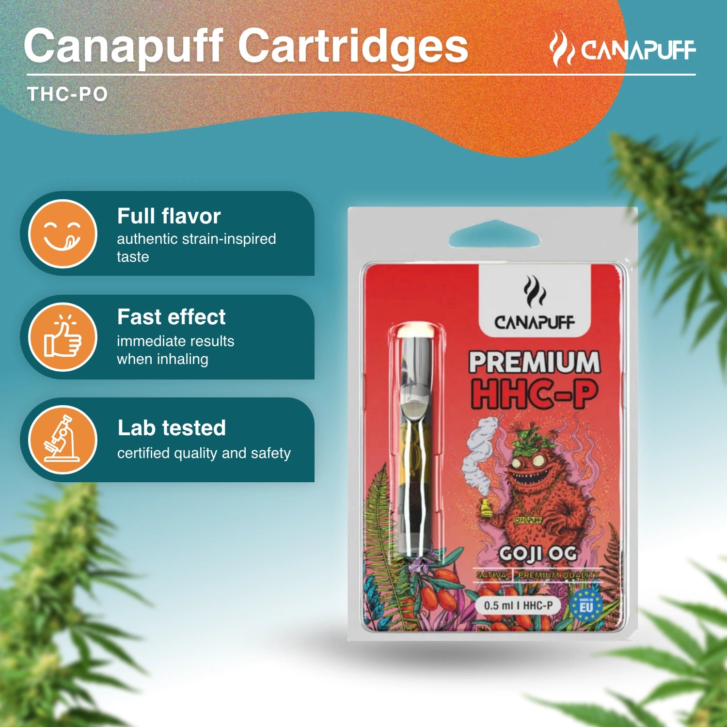 GOJI OG - HHC-P 96% - cartridge - CanaPuff