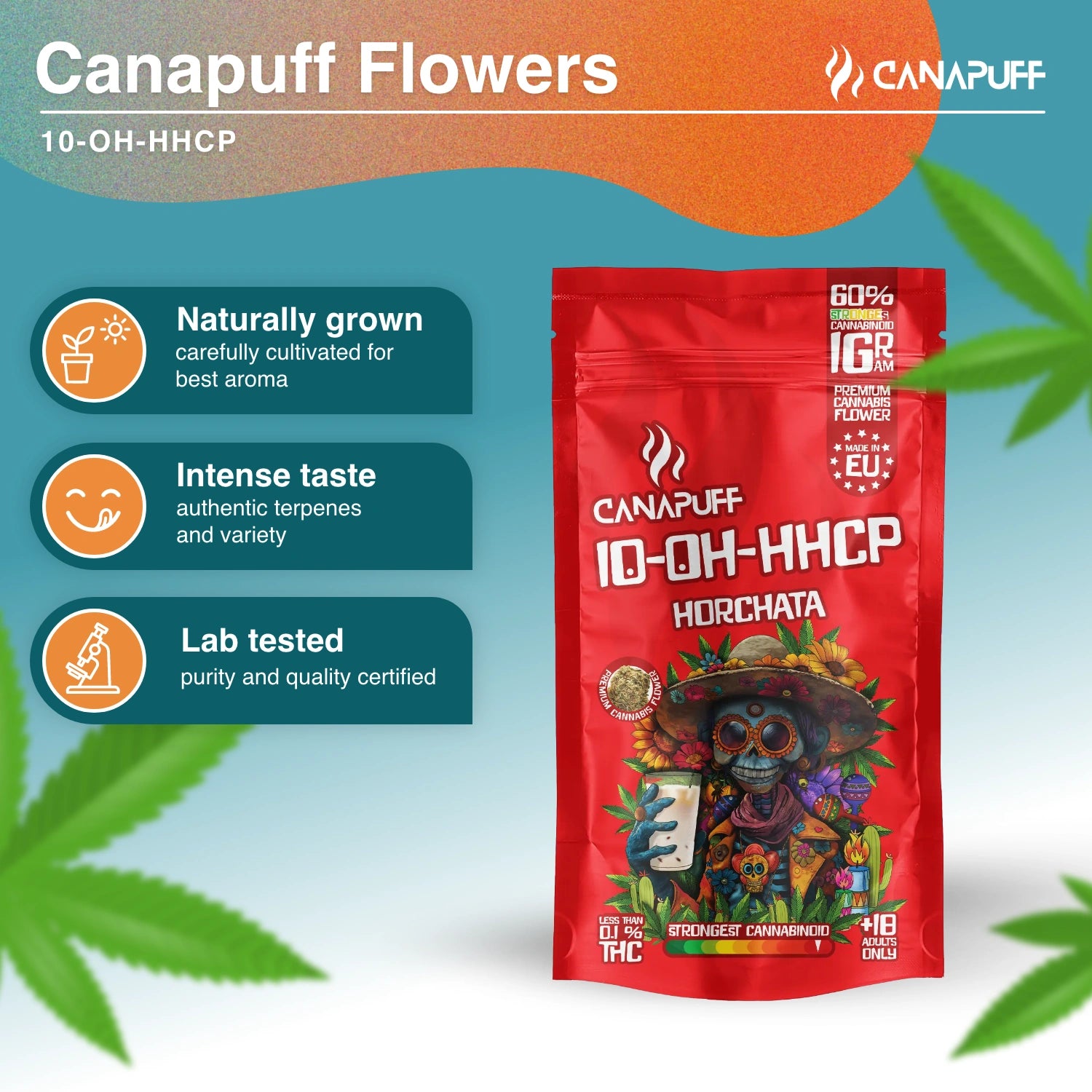 Horchata 60% - 10-OH-HHCP Flowers - Canapuff