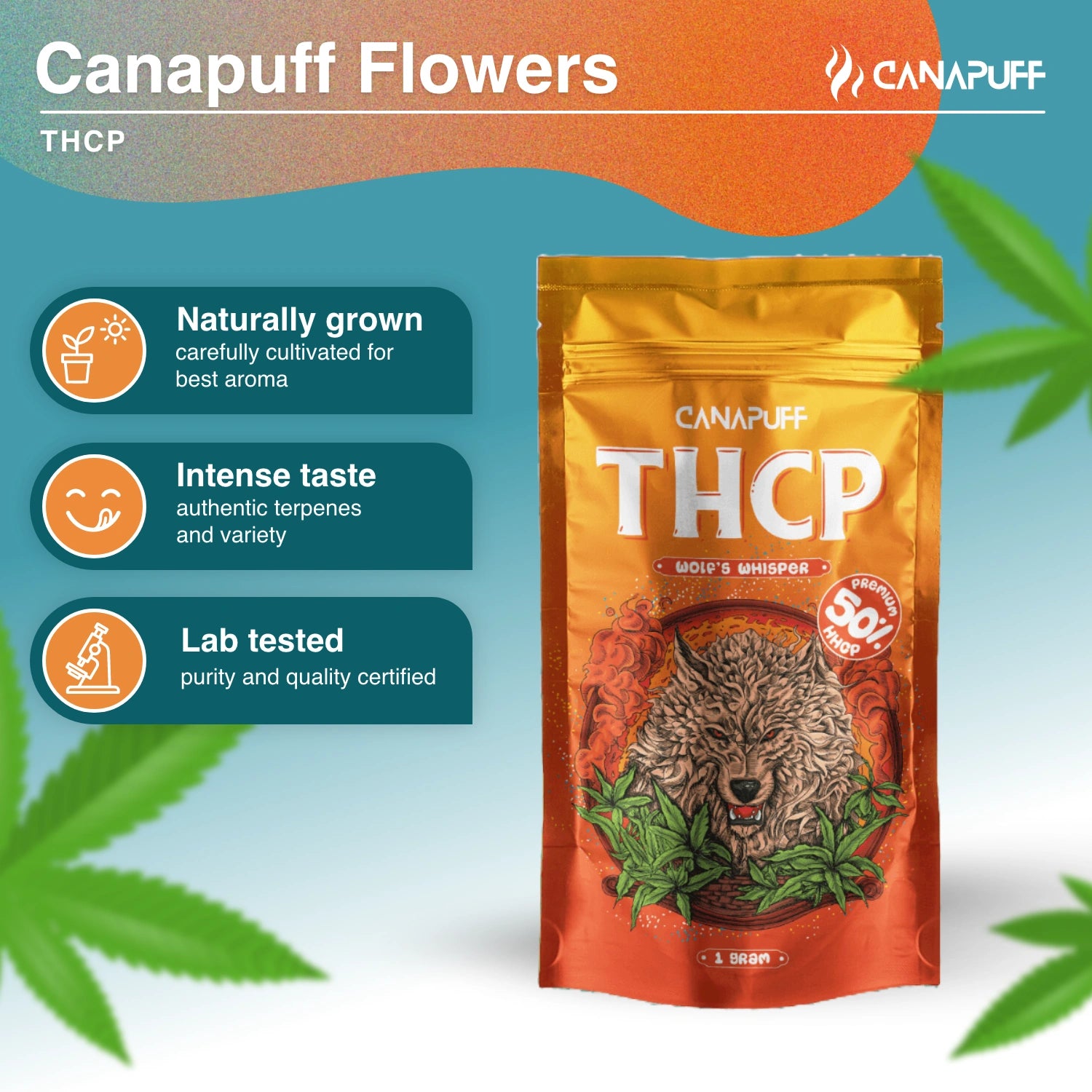 WOLF'S WHISPER 50% - THCp Kwiaty - Canapuff