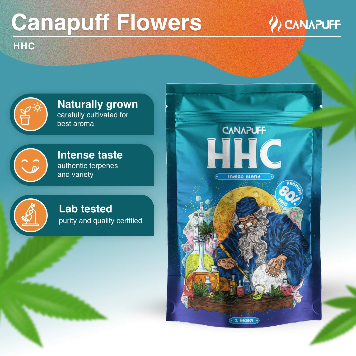 Indica Blend 80% - HHC Kwiaty - Canapuff