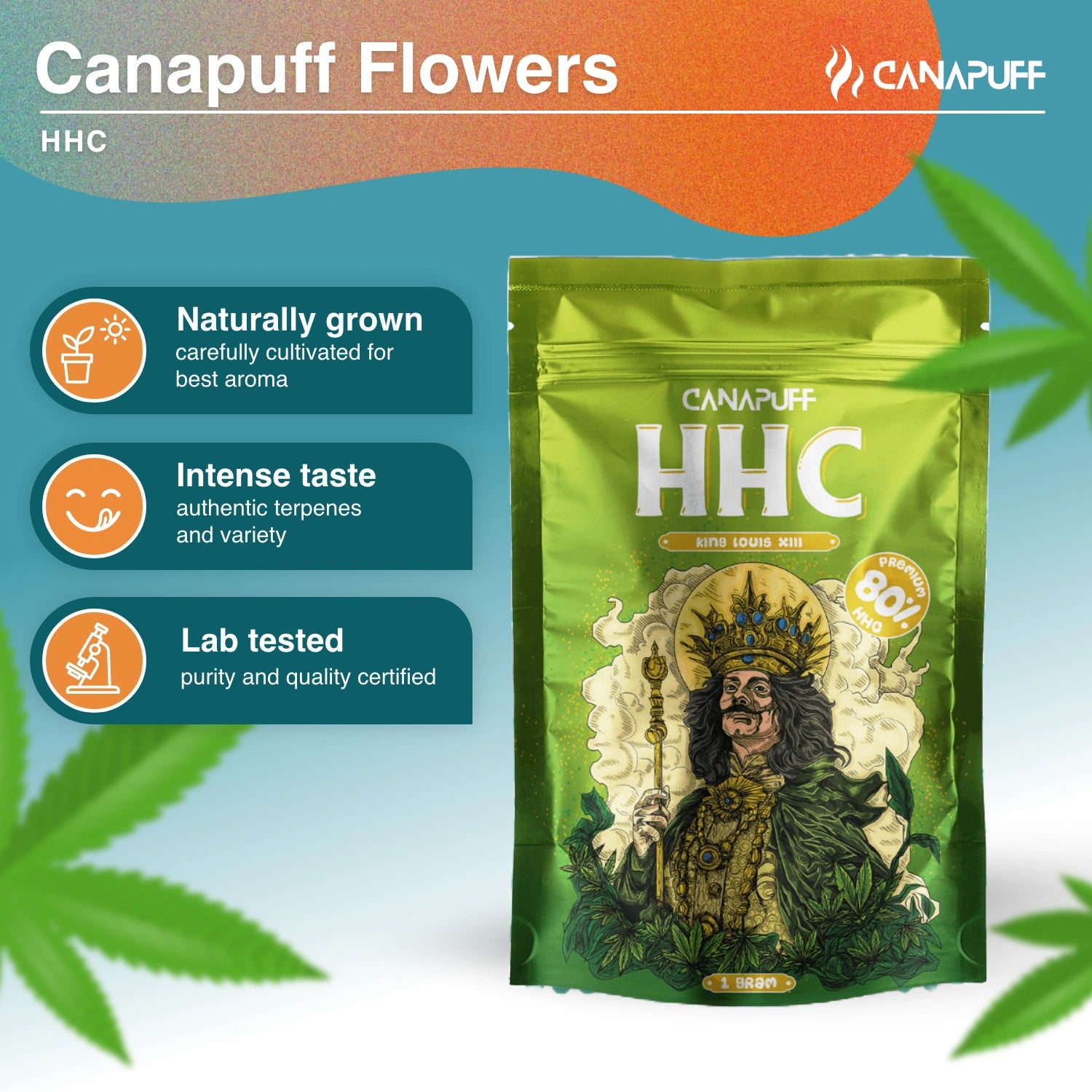 King Louis XIII 80% - 10-OH-HHC Kwiaty - Canapuff
